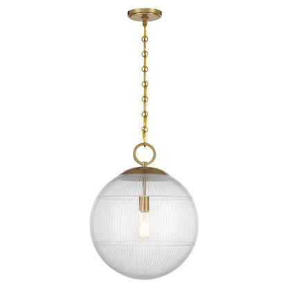 Savoy House Cabot 1 Light Pendant, Warm Brass/Segmented - 7-1840-1-322