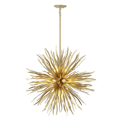 12 Light Pendant, Cavalier Gold