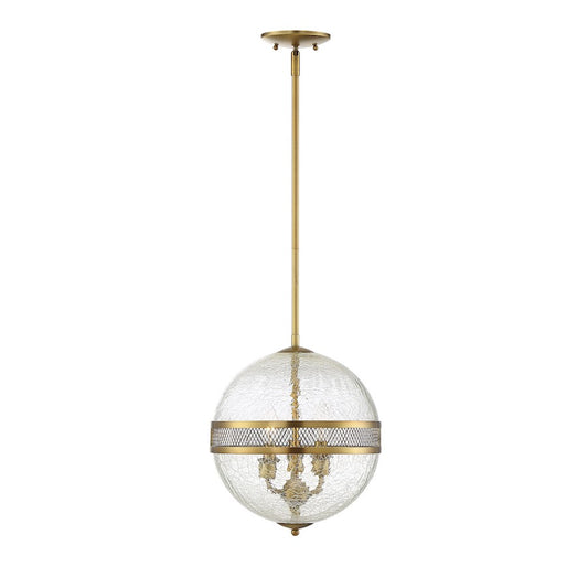 Savoy House Stirling 3-Light Pendant, Warm Brass - 7-200-3-322