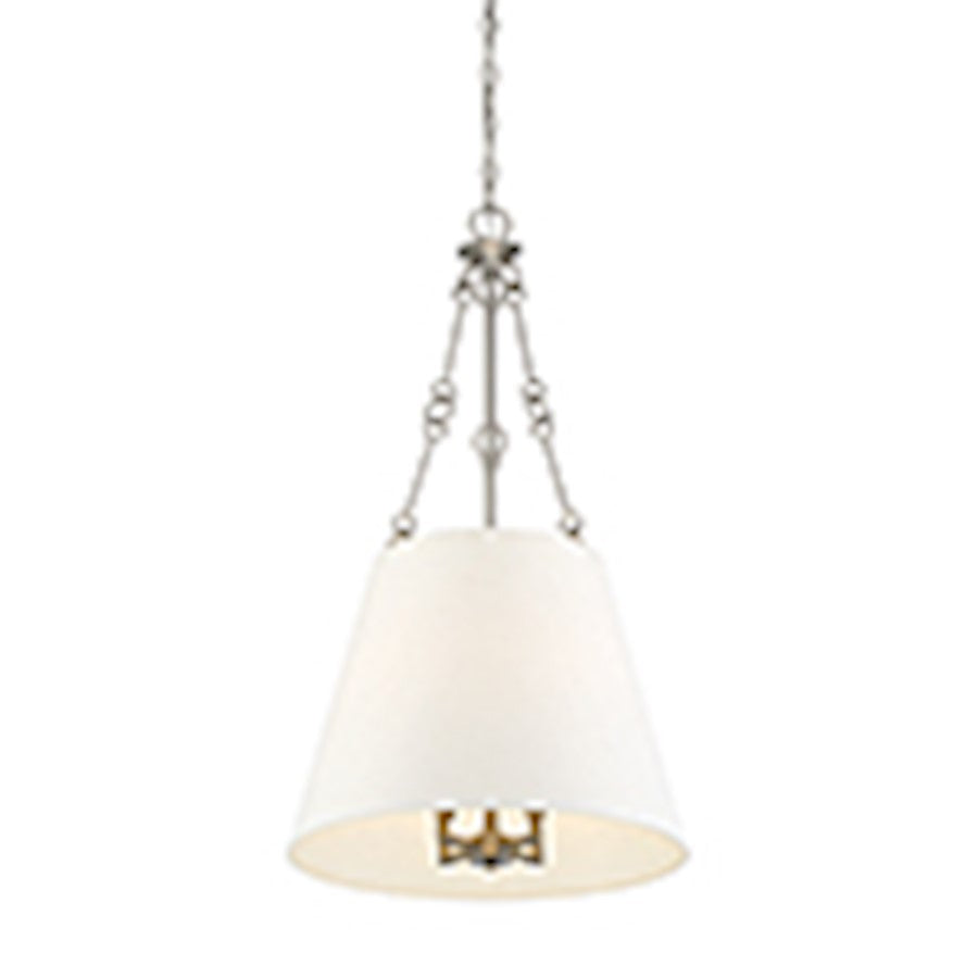 4 Light Pendant, Satin Nickel