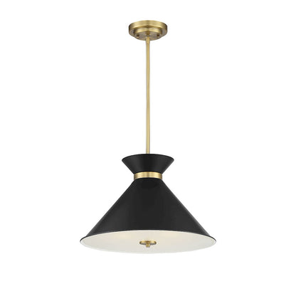 3 Light Pendant, Matte Black
