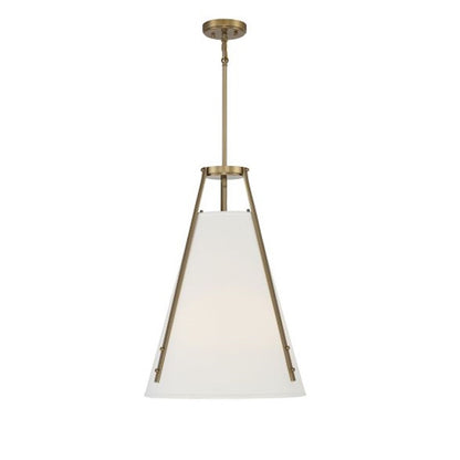 Savoy House Newport 4-Light Pendant, Warm Brass - 7-2521-4-322