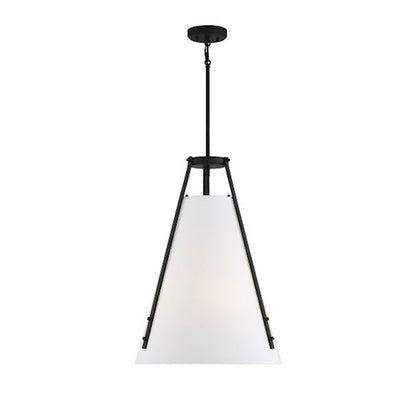 Savoy House Newport 4-Light Pendant, Matte Black - 7-2521-4-89