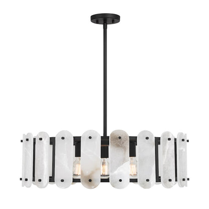 Savoy House Antolini 5 Light Pendant, Black Cashmere - 7-2911-5-50