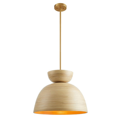Savoy House Agave 1 Light Pendant, Natural Bamboo - 7-2919-1-203
