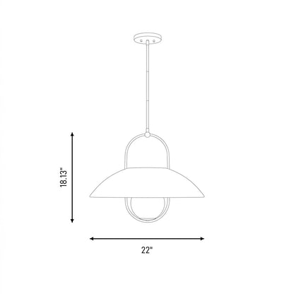 Savoy House Lehigh 1 Lt Pendant, White Opal, Warm Brass