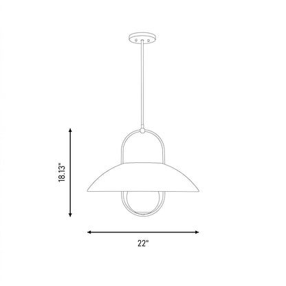 Savoy House Lehigh 1 Lt Pendant, White Opal, Matte Black