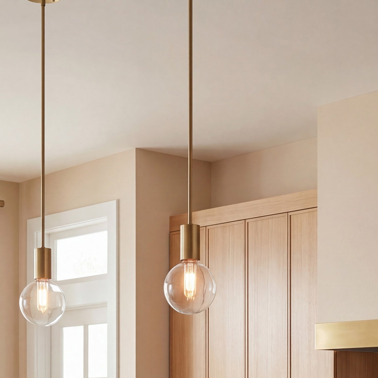 1 Light Mini Pendant, Chrome