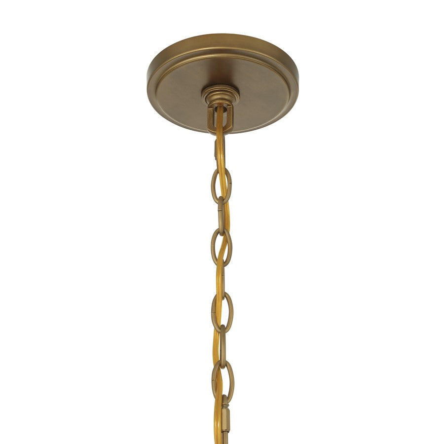 Savoy House Davenport 6 Lt Pendant, Antique Patina