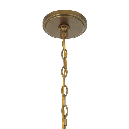 Savoy House Davenport 6 Lt Pendant, Antique Patina
