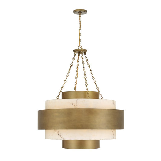 Savoy House Davenport 8 Lt Pendant, Antique Patina