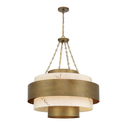 Savoy House Davenport 8 Lt Pendant, Antique Patina