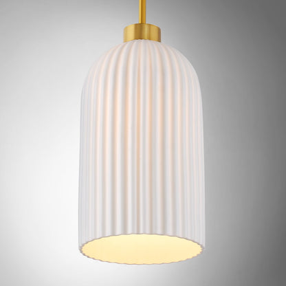1 Light Pendant, Warm Brass