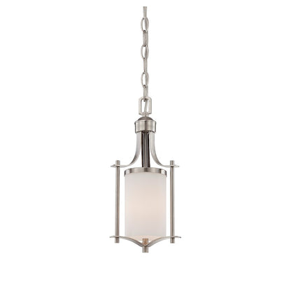 Savoy House Colton 1-Light Mini-Pendant, Satin Nickel - 7-336-1-SN