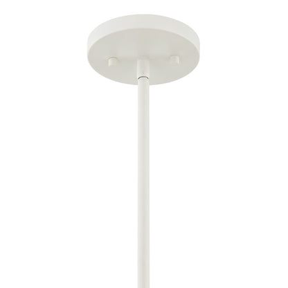 Savoy House Lunara 5 Lt Pendant, Cotton/White Cotton, Cotton