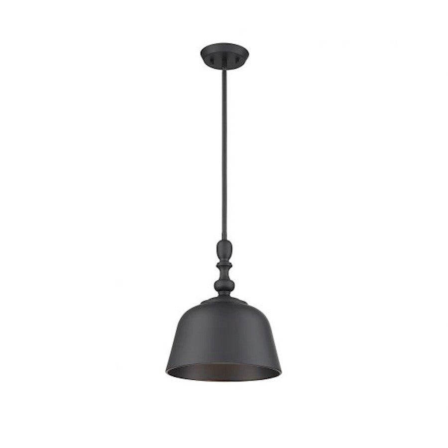 Savoy House Berg 1-Light Pendant, Matte Black - 7-3751-1-89