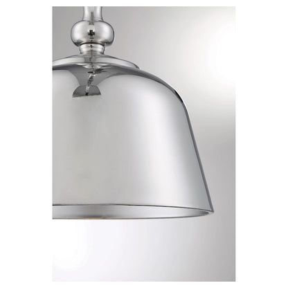 3 Light Pendant, Polished Nickel