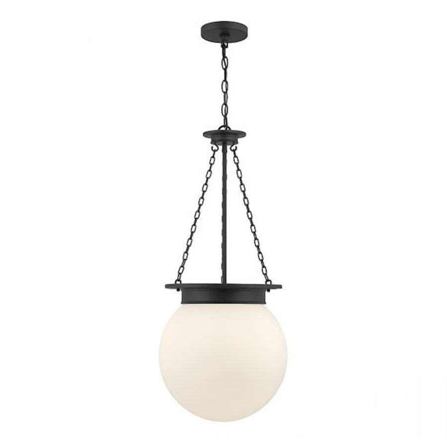 3 Light Pendant, Matte Black
