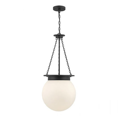 3 Light Pendant, Matte Black