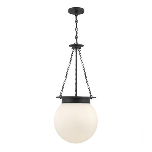 3 Light Pendant, Matte Black