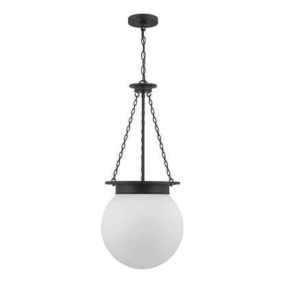 3 Light Pendant, Matte Black