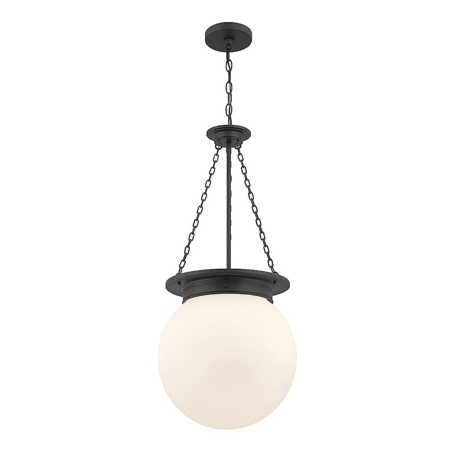 3 Light Pendant, Matte Black