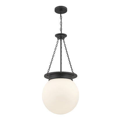 3 Light Pendant, Matte Black