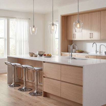 1 Light Pendant, Polished Chrome