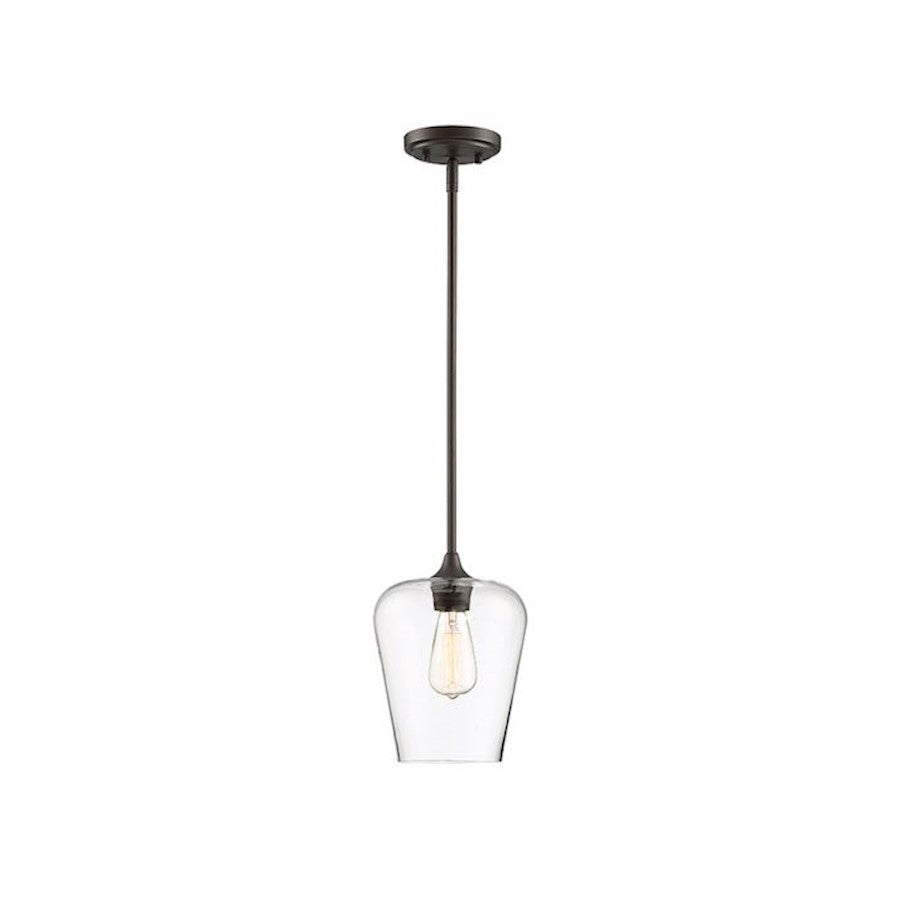 1 Light Pendant, Polished Chrome