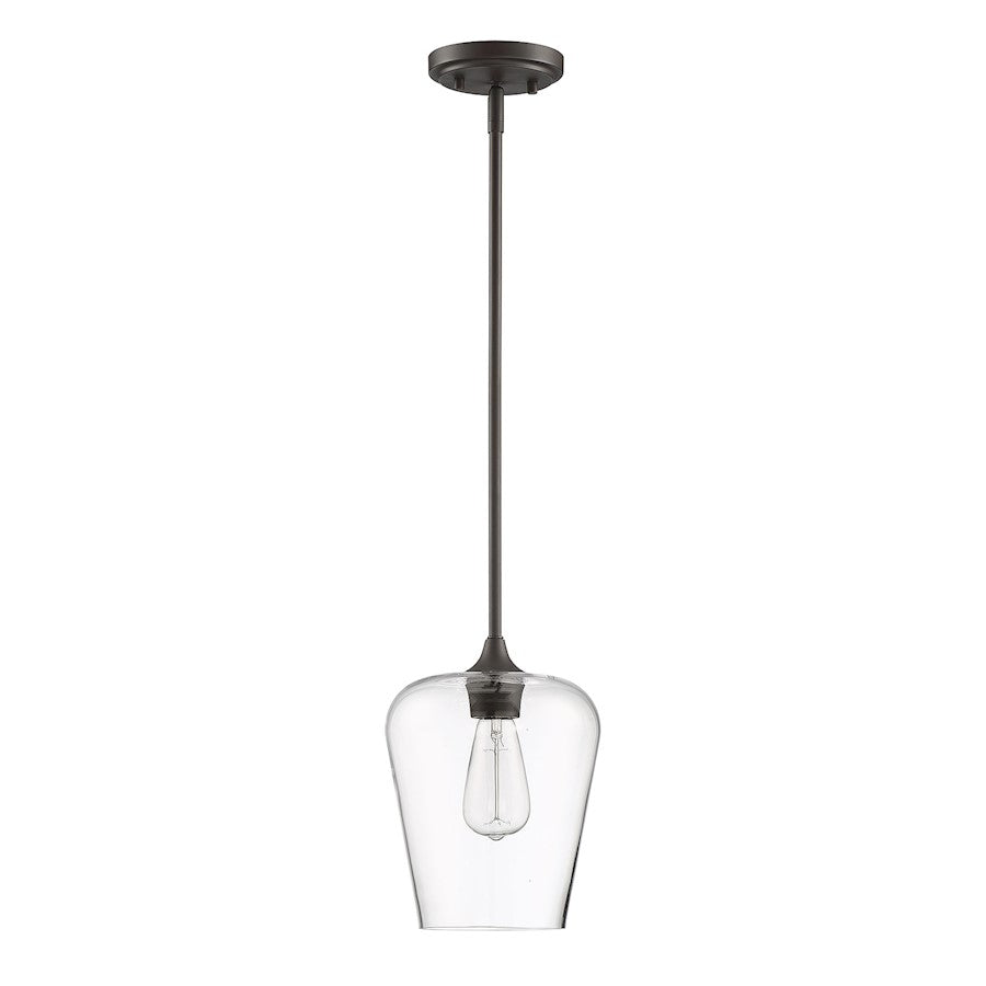 1 Light Pendant, Polished Chrome