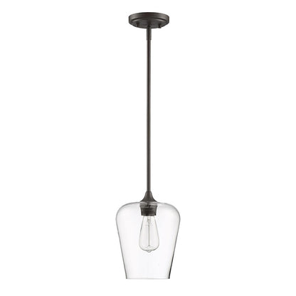 1 Light Pendant, Polished Chrome