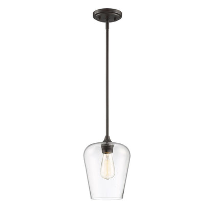 1 Light Pendant, Polished Chrome
