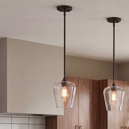 1 Light Pendant, Polished Chrome
