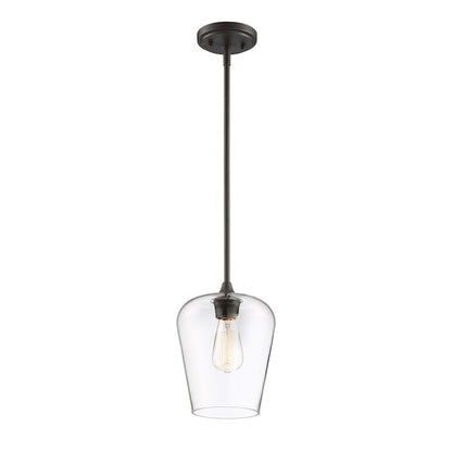 1 Light Pendant, Polished Chrome