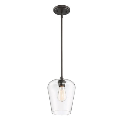 1 Light Pendant, Polished Chrome