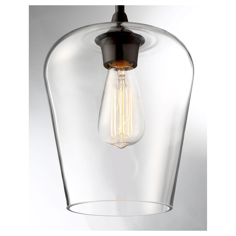1 Light Pendant, Polished Chrome