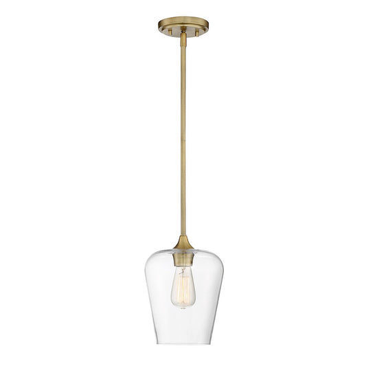 1 Light Pendant, Polished Chrome
