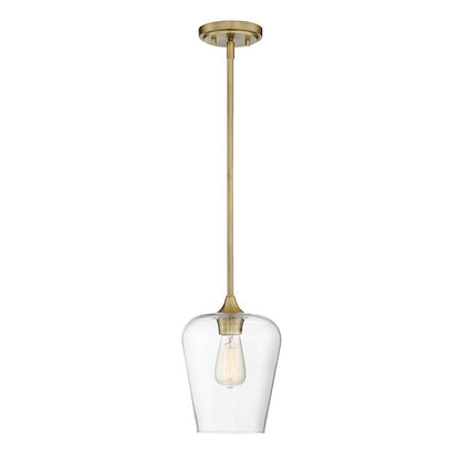 1 Light Pendant, Polished Chrome