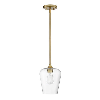1 Light Pendant, Polished Chrome