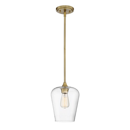 1 Light Pendant, Polished Chrome