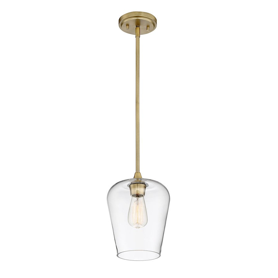 1 Light Pendant, Polished Chrome