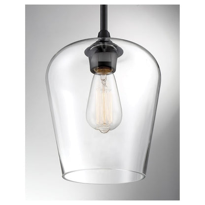 1 Light Mini Pendant, Black