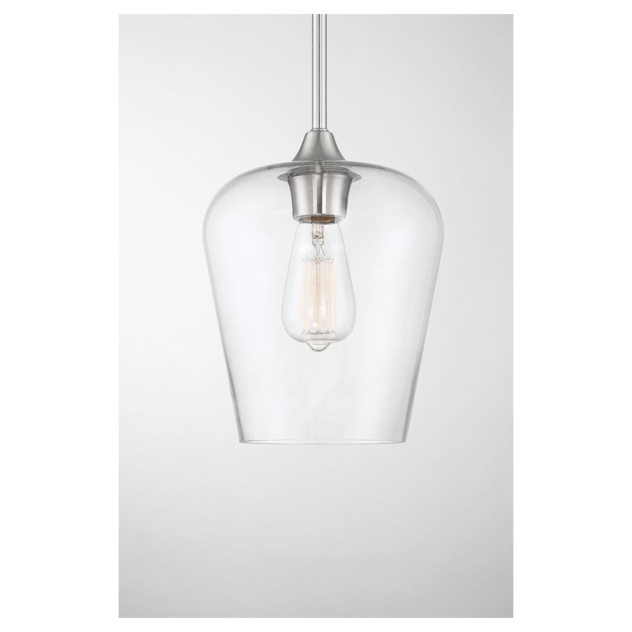 Savoy House Octave 1-Light Pendant, Satin Nickel - 7-4036-1-SN