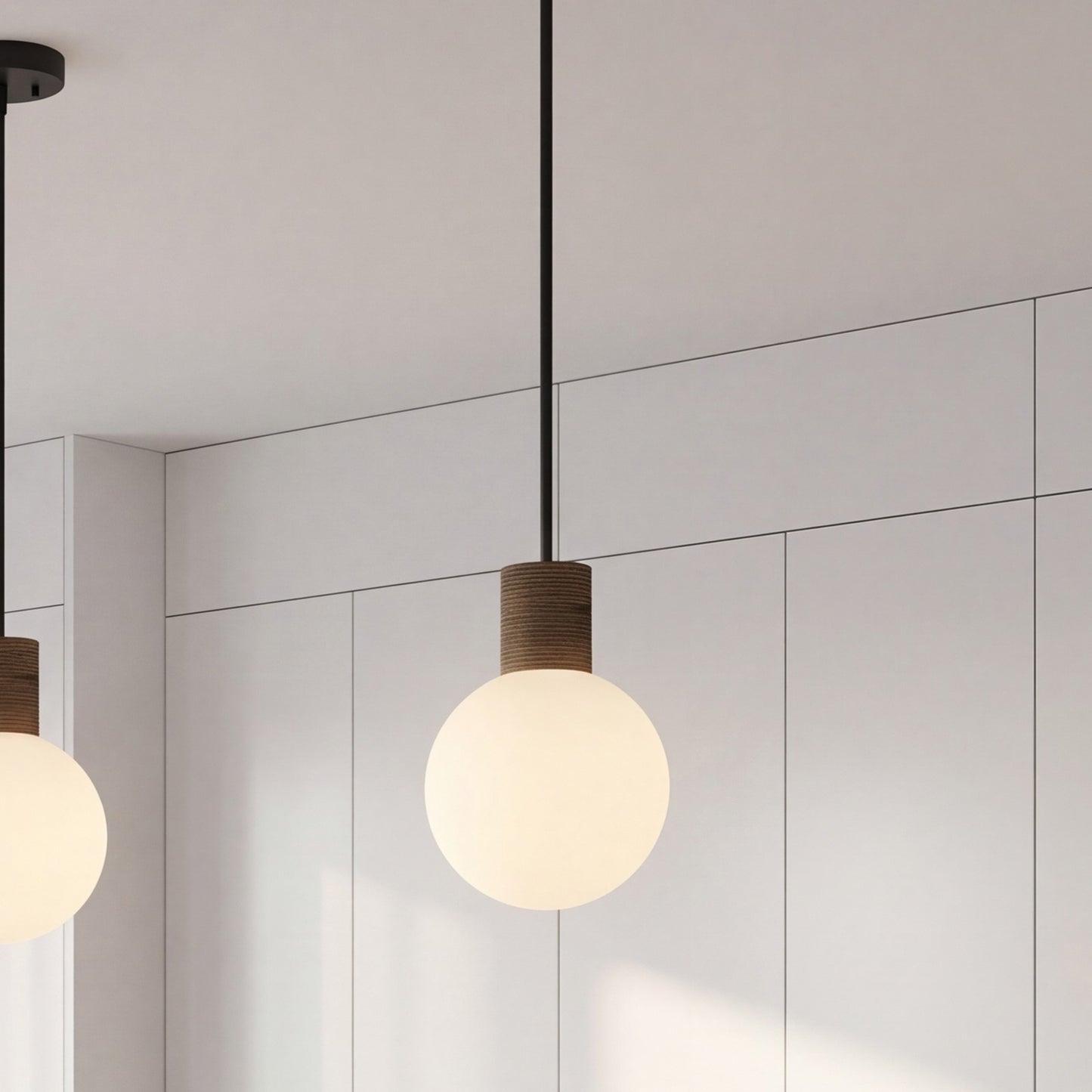 Savoy House Jarrell 1 Lt Pendant, White Opal, Matte Black