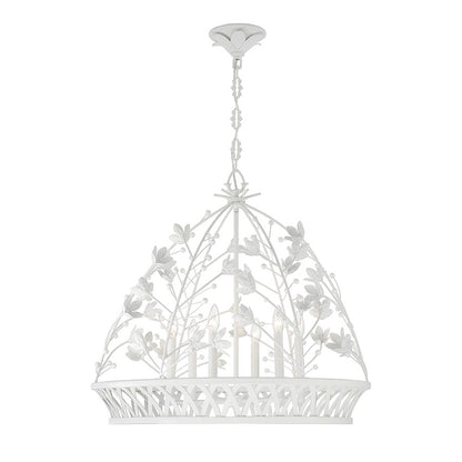 Savoy House Oakmont 6-Light Pendant, Bisque White - 7-4618-6-83