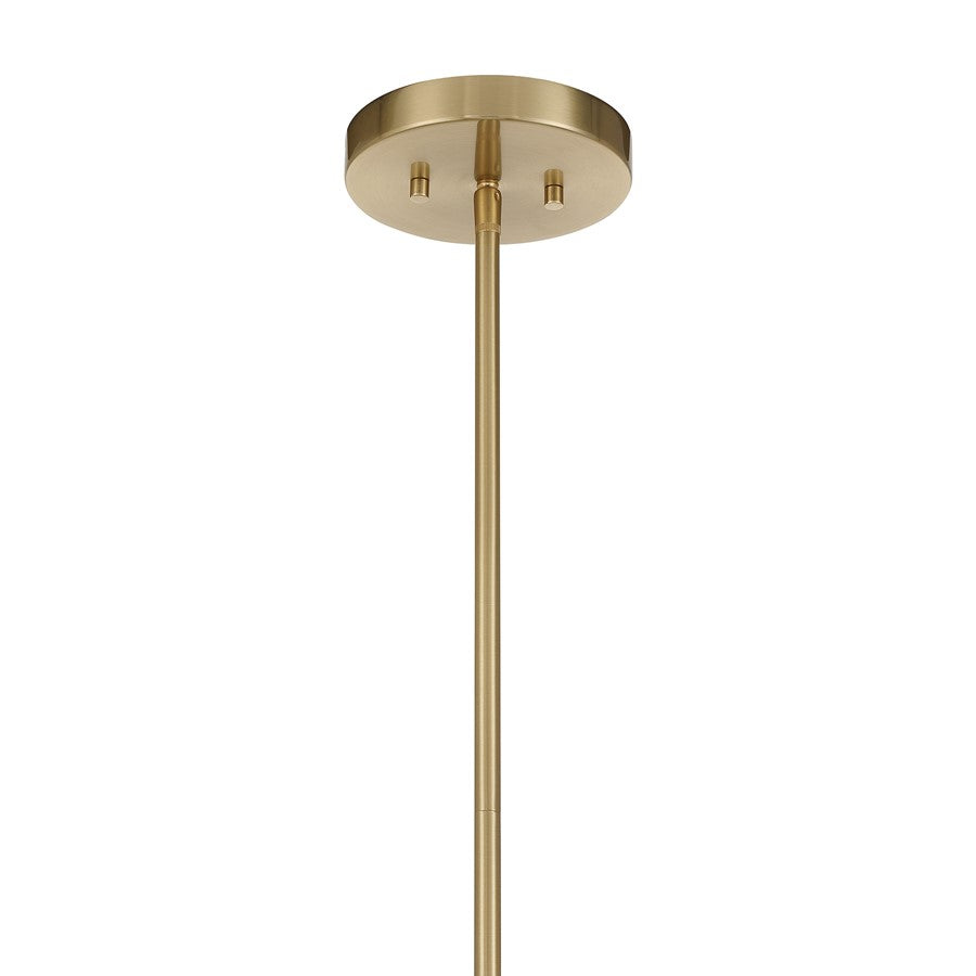 Savoy House Sententas 9 Lt Pendant, Noble Brass