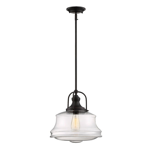 1 Light Pendant, Polished Nickel