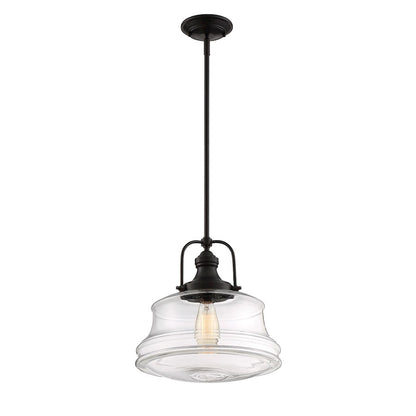 1 Light Pendant, Polished Nickel