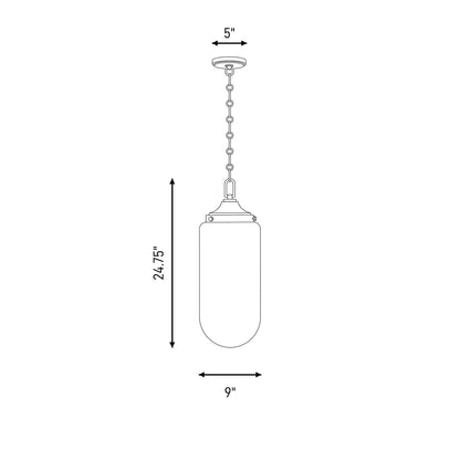 3 Light Pendant, Satin Nickel/Strie
