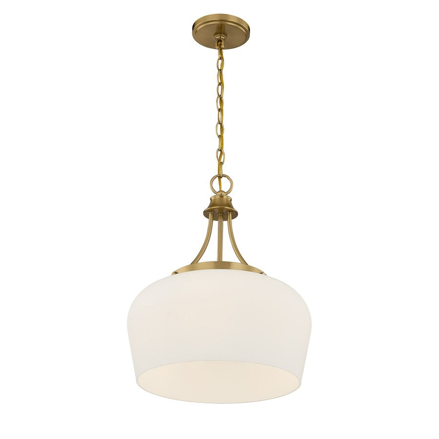 Savoy House Essentials Octave 3 Lt Pendant, Warm Brass